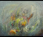 Painting -Råfoetjårroe, Oil, 46x38 cm