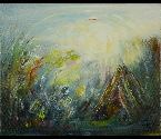 Painting - Låavtgåetie, Oil, 46x38 cm, 